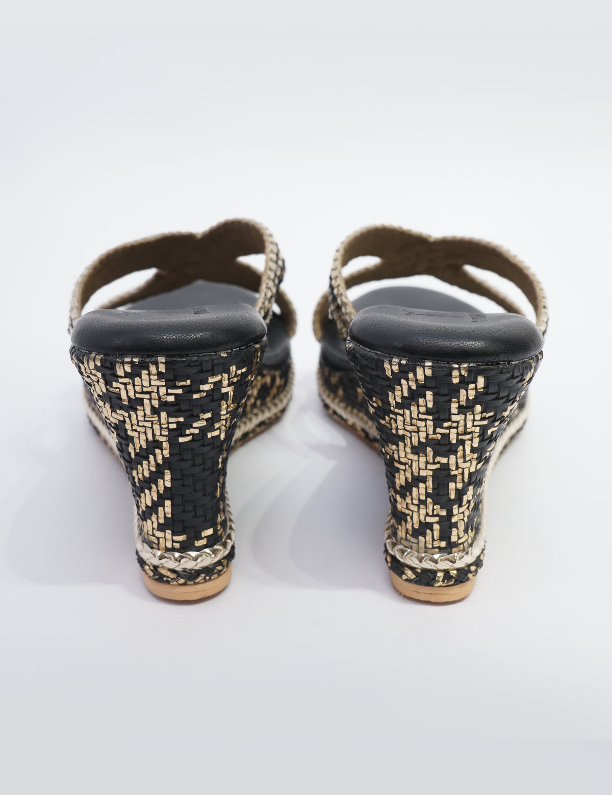 Braided Platform - Black Gold