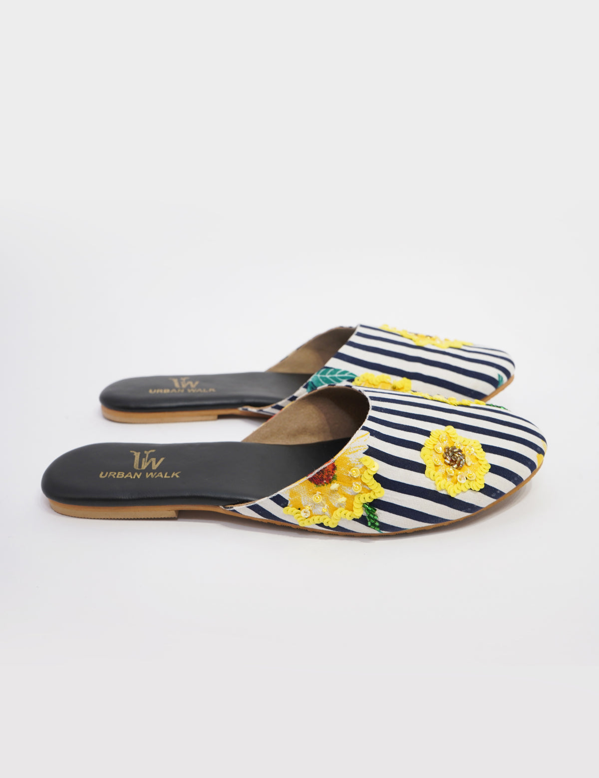 Sunflower Striped Mules